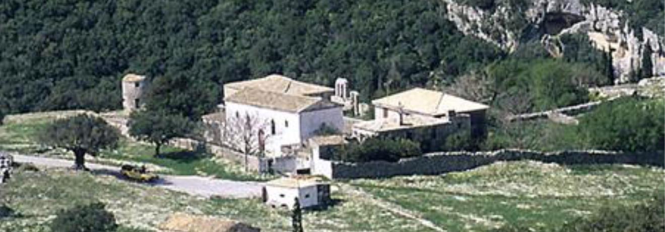 The monastery of the Virgin Spileotissa (16th cent.) near Orthonies village