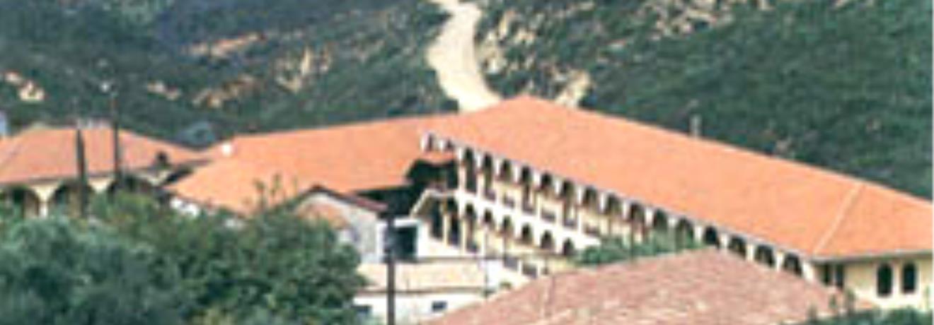 Monastery of Frangopidimatos, 12 km. outside Pyrgos, famous for its needleworks