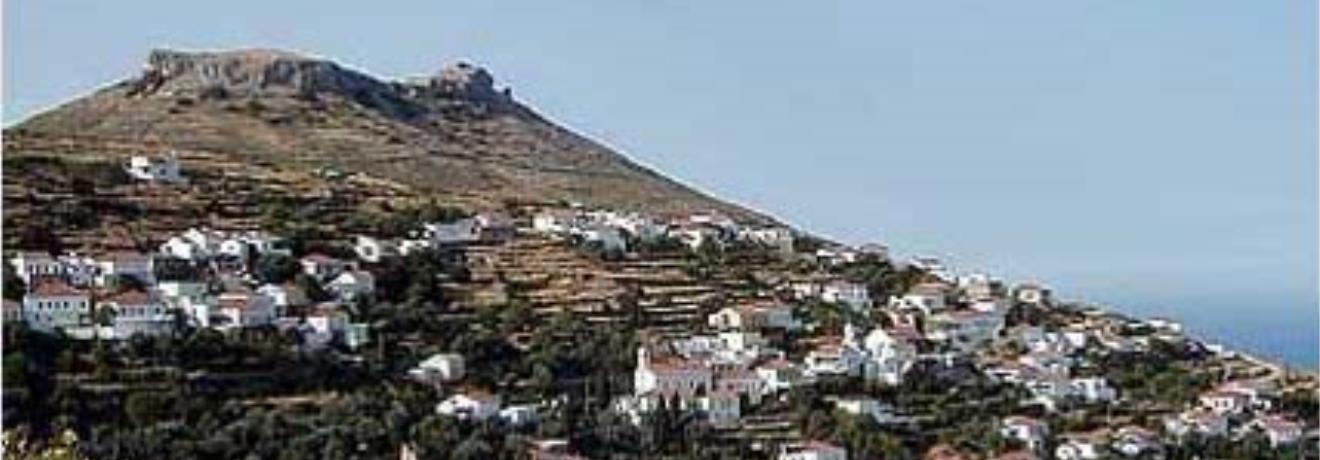 View of the village and the castle of Faneromeni