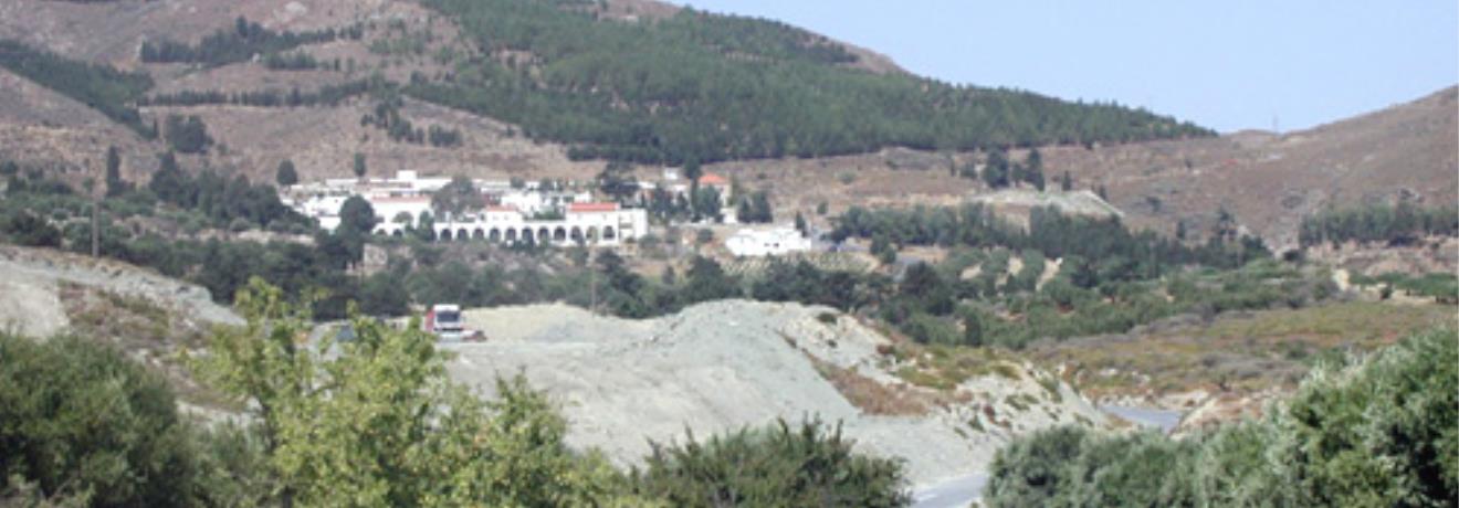 Monastery of St. George at Epanossifi, the surrounding area