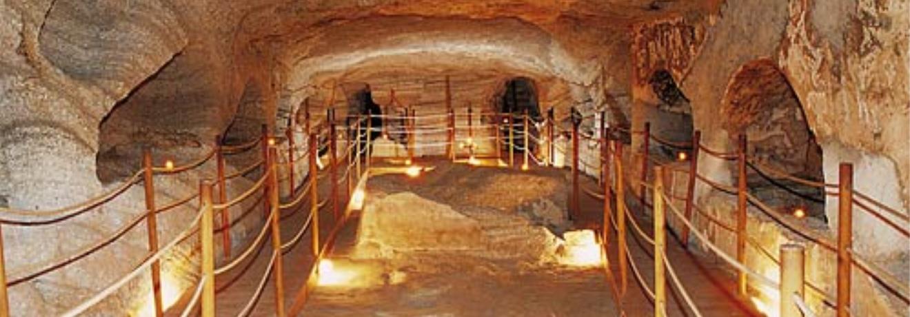 The Melos Catacombs; they are the largest examples in Greece & among the most remarkable in the world
