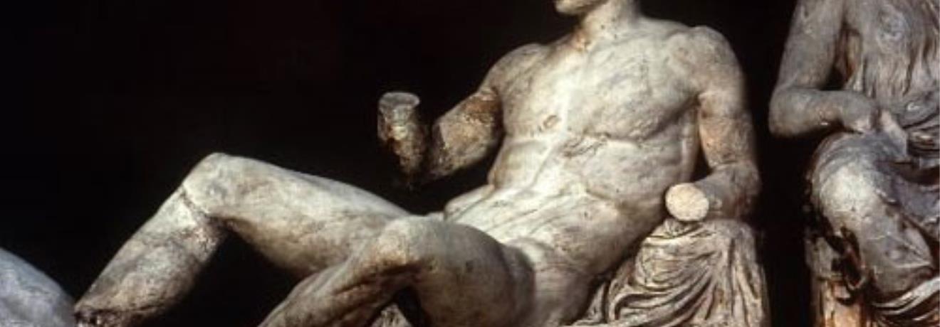 Parthenon, East pediment: Figure D ('Dionysos')