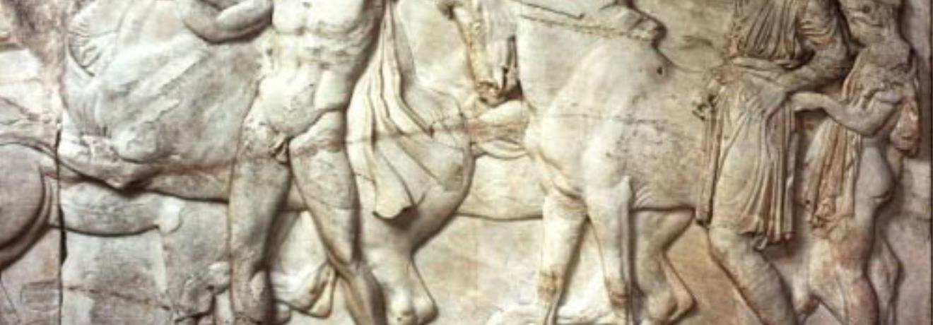 Parthenon, north frieze: Riders 	