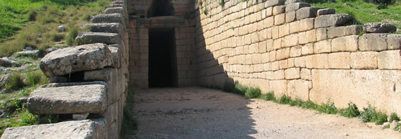 Mycenae: Entrance to the Treasury of the Atreus