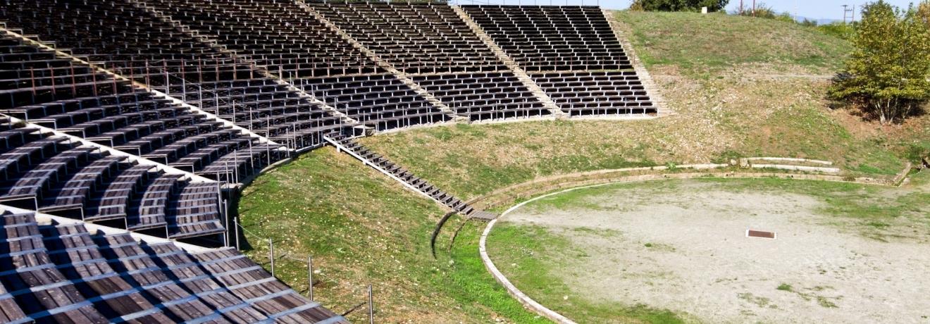 The Hellenistic Theatre of Dion, replaced in the 2nd half of 400 BC the old classic theater, where Vakhes of Euripides performed for first time.
