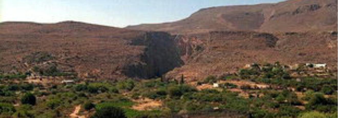 The Valley of Death near the Minoan site of Zakros