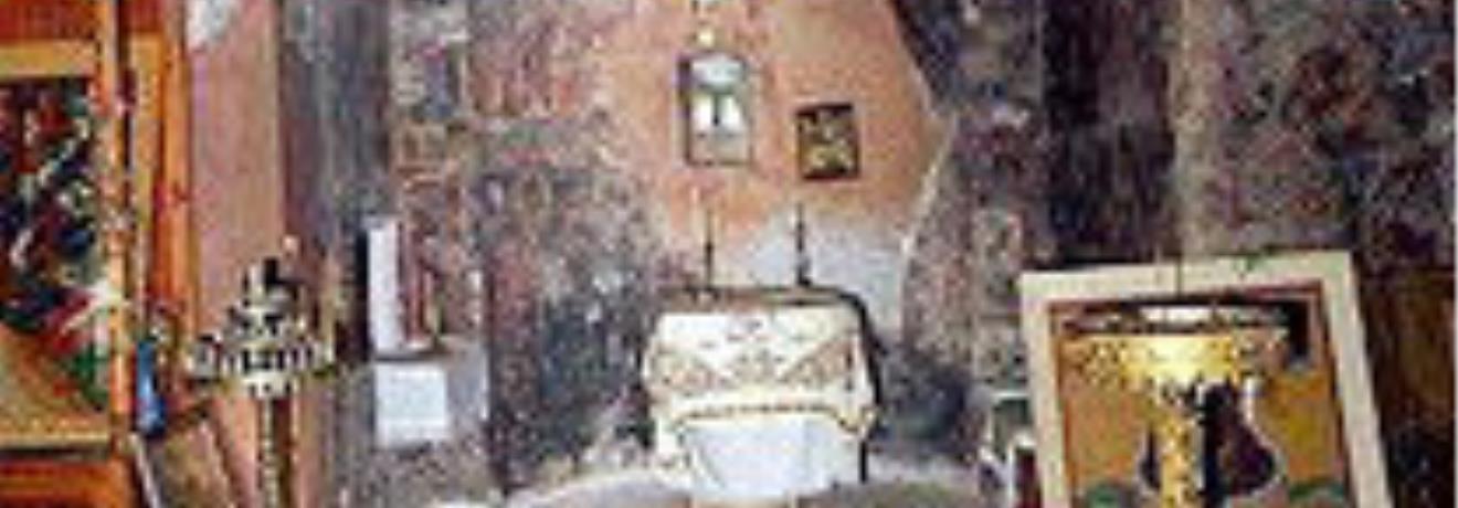 Interior of the Panagia Gouverniotissa Monastery church, Potamies