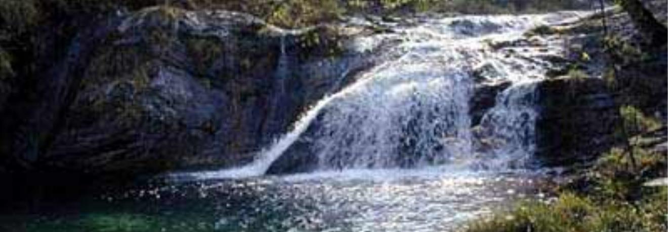 Waterfall at Monastery of Agios Dionyssos