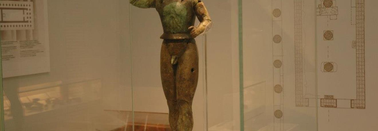 Bronze cult statue of Apollo (Archaeological Museum of Karditsa)