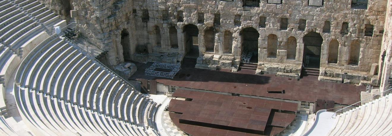 After its extensive restoration, Herod's Odeon has revived as a cultural venue, mainly of the Athens Festival