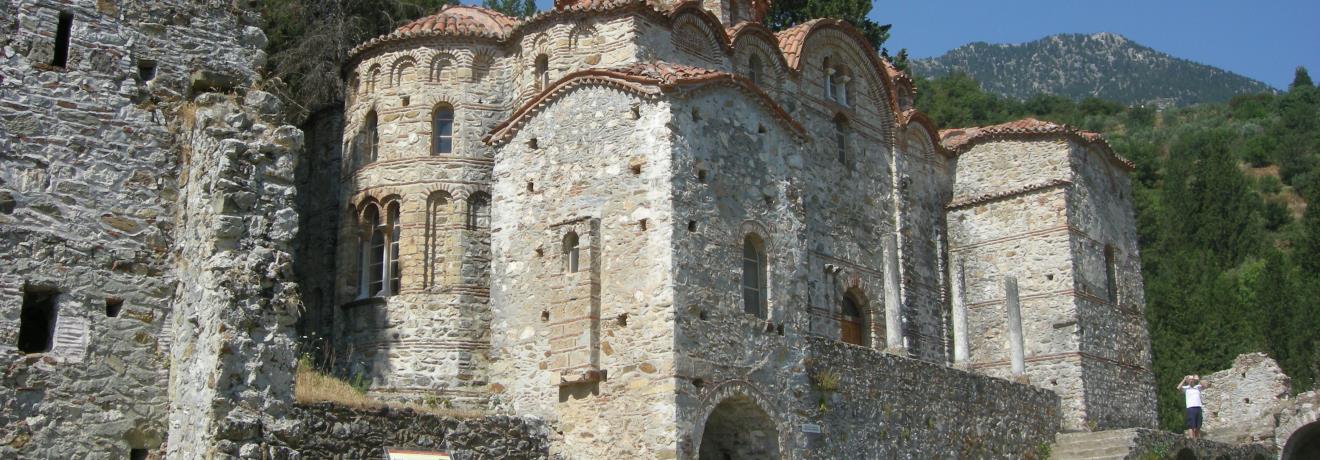 Church of Odigitria (Afentiko) at Mystras, 14th century