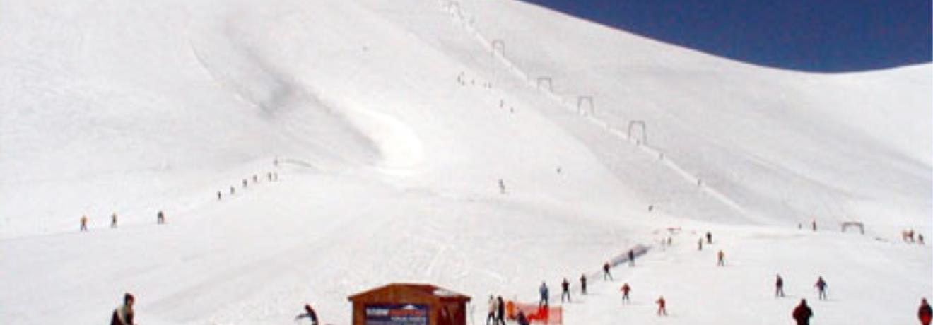Skiing at the facilities of the ski centre