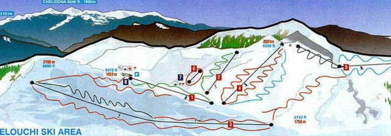 The ski area